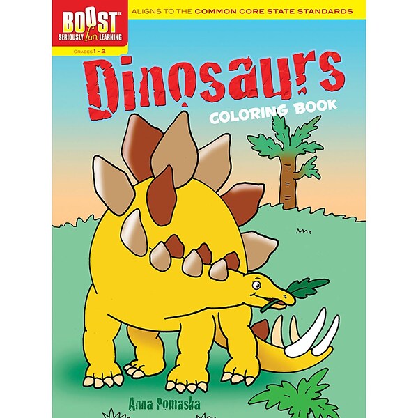 Dover® Boost™ Dinosaurs Coloring Book