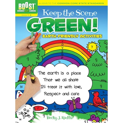 Dover® Boost™ Keep the Scene Green! Coloring Book