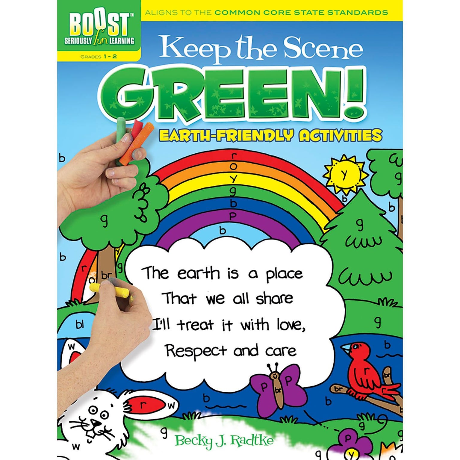 Dover® Boost™ Keep the Scene Green! Coloring Book
