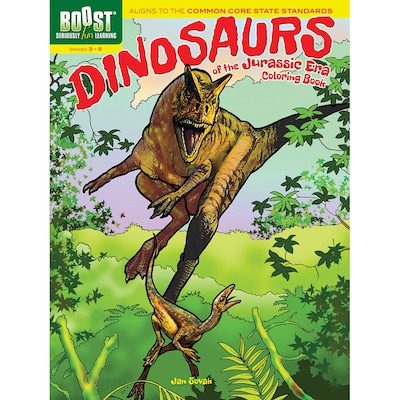 Dover® Boost™ Dinosaurs of the Jurassic Era Coloring Book