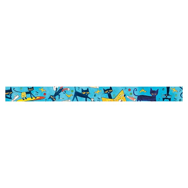 Edupress® Toddler - 3rd Grade Bulletin Board Border, Pete the Cat Spotlight, 47/Pack