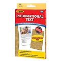 Edupress® Informational Text Reading Comprehension Practice Card, Yellow