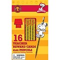 Eureka® Peanuts® Snoopy Way To Go Rewards Pencil With Toppers, 16/Pack