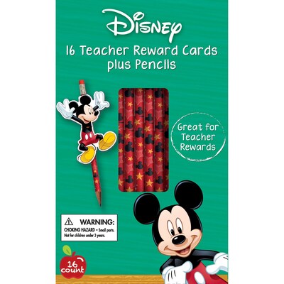 Eureka® Mickey® Rewards Pencil With Toppers, 16/Pack