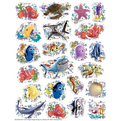 Eureka® Sparkle Sticker, Finding Nemo, 22/Pack