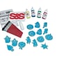 S&S Worldwide Christmas Cuties Stain-A-Frames Craft Kit, 18/Pack (GP919)