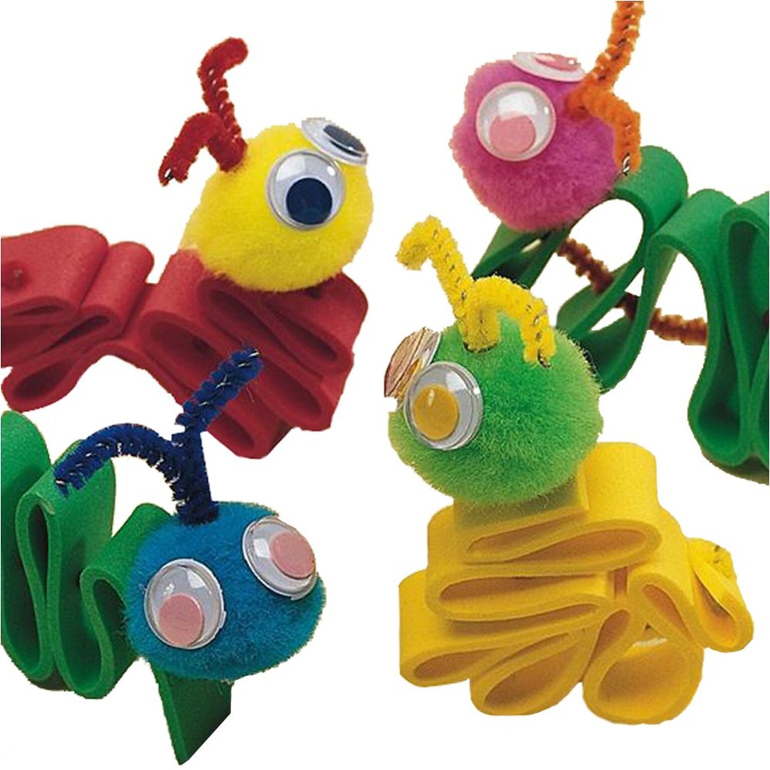S&S Super Foam Slithering Sam Craft Kit, 100/Pack (GP1334)