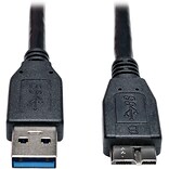 Tripp Lite® BK 6 USB A To MCR-B M/M Cable