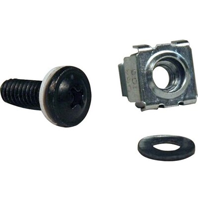 Tripp Lite® SRCAGENUTS1224 50-piece Square Hole Hardware Kit