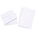 Darice A2 4 1/4 x 5 1/2 Cards and Envelopes, White, 50/Pack