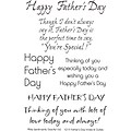 My Sentiments Exactly 4 x 6 Clear Stamp, Fathers Day
