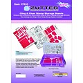 Zutter™ 12 1/4 x 8 1/2 Cling & Clear Stamp Refill Sheet