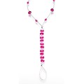Lillian Rose™ Beaded Foot Jewelry, Hot Pink, 2/Set