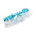 Lillian Rose™ Satin Garter, Aqua