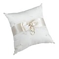Lillian Rose™ 7 x 7 Scattered Pearl Ring Pillow, Ivory