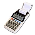 Datexx LP-50TS 12-Digit Handheld Printing Calculator, White/Black