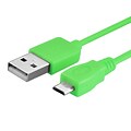 Insten® 10 Micro USB Cable; Green