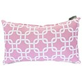 Majestic Home Goods Indoor Links Small Pillow; Soft Pink
