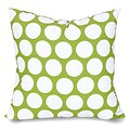 Majestic Home Goods Indoor Large Polka Dot Large Pillow; Hot Green