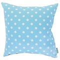 Majestic Home Goods Indoor Small Polka Dot Extra Large Pillow; Aquamarine