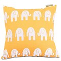 Majestic Home Goods Indoor Ellie Extra Large Pillow; Yellow