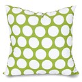 Majestic Home Goods Indoor Large Polka Dot Extra Large Pillow; Hot Green