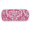 Majestic Home Goods Indoor French Quarter Round Bolster Pillow; Hot Pink