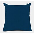 Majestic Home Goods Indoor/Outdoor Solid Large Pillow; Navy Blue