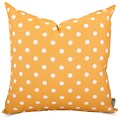 Majestic Home Goods Indoor/Outdoor Ikat Dot Large Pillow; Citrus