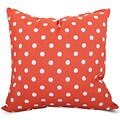 Majestic Home Goods Indoor/Outdoor Ikat Dot Large Pillow; Orange