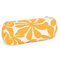 Majestic Home Goods Indoor/Outdoor Plantation Round Bolster Pillow; Yellow