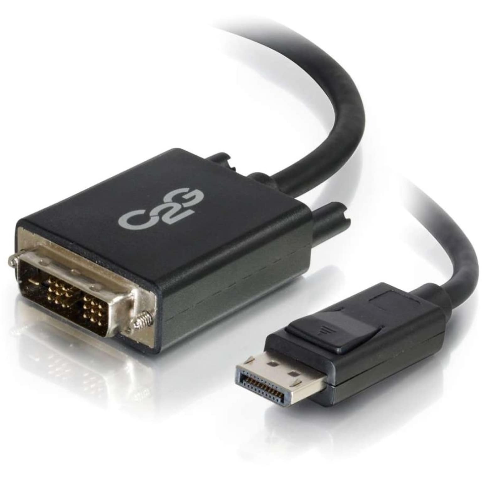 C2G® 6 DisplayPort Male to Single Link DVI-D Male Adapter Cable; Black