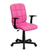 Flash Furniture Mid-Back Quilted Vinyl Task Chair With Nylon Arms