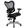 Flash Furniture Mid-Back Mesh Task Chair With Triple Paddle Control; Black
