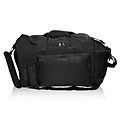 Natico Originals Multi Pocket Deluxe Sports Duffel Bag, Black