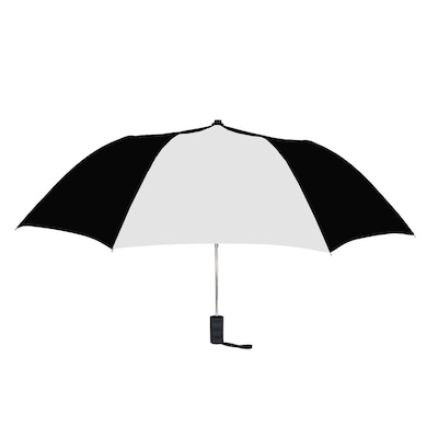 Natico Originals Spectrum Auto Open Umbrella, Black/White