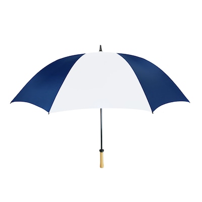 Natico Originals Spectrum Auto Open Umbrella, Navy Blue/White