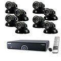 REVO™ 16CH 960H 2TB DVR Surveillance System W/8 700TVL 100 Night Vision Mini Turret Cameras, Black