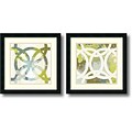 Amanti Art Ornamental, Circling - Set of 2 Framed Art by MAJA