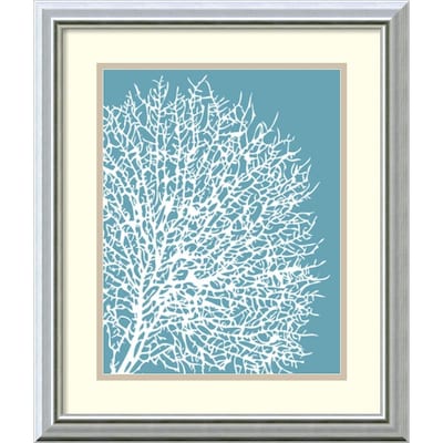 Amanti Art Aqua Coral II Framed Art by Sabine Berg