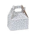 Shamrock Gable Box, Mini, Silver Cheetah, 100/case pack