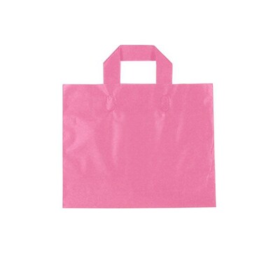 Shamrock Frosted Soft Loop Ameritote Bag, Hot Pink, 12X10X4, 250/case pack