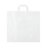 Shamrock Brand Frosted Soft Loop Ameritote Bag, Clear, 16X15X6, 250/case pack