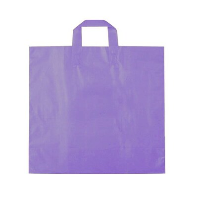Shamrock Frosted Soft Loop Ameritote Bag, Purple Grape, 16X15X6, 250/case pack