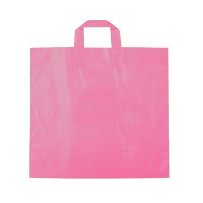 Shamrock Frosted Soft Loop Ameritote Bag, Hot Pink, 16X15X6, 250/case pack