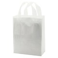 Shamrock Clear Soft Loop Handle Shopping Bag, 8X4X10, 250/case pack