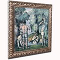 Trademark Paul Cezanne The Five Bathers Ornate Framed Art, 16 x 16