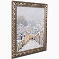 Trademark Alfred Sisley Snow at Louveciennes 1878 Ornate Framed Art, 11 x 14