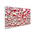 Trademark Kurt Shaffer Winter Berries in the Snow Gallery-Wrapped Canvas Art, 22 x 32