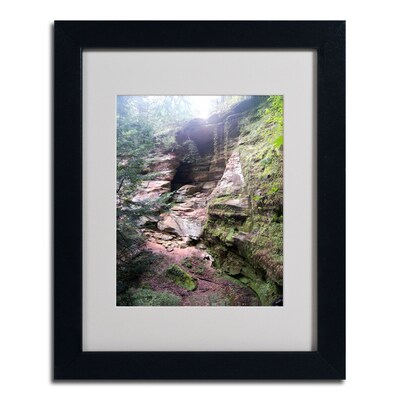 Trademark Monica Fleet Powerful Walls Art, White Matte W/Black Frame, 11 x 14